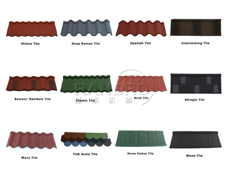 stone coated roofing sheet tile