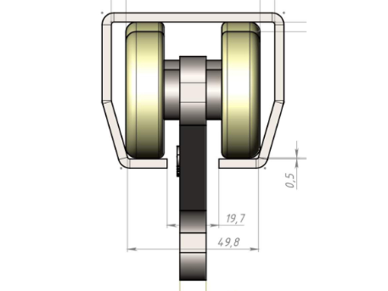 shutter door guide rail drawingshutter door guide rail drawing